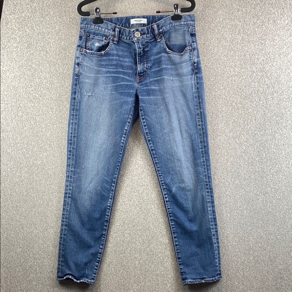 Moussy Blue Skinny Jeans with Classic Fit